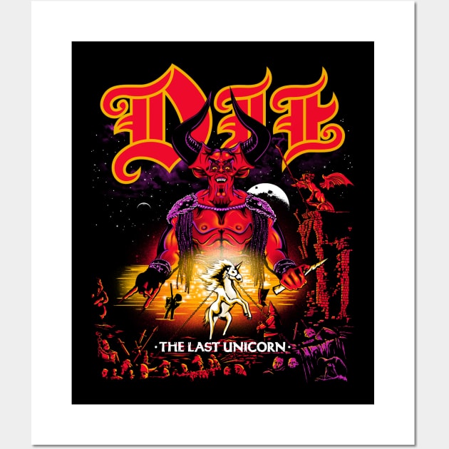 DIE LAST UNICORN Wall Art by CappO